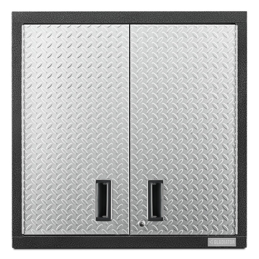 Gladiator Premier Pre-Assembled 30" Wall GearBox in Silver Tread