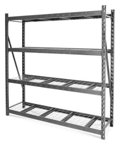 5 of 5 images - 90" x 90" Heavy Duty Mega Rack with Four Adjustable Shelves (thumbnails)