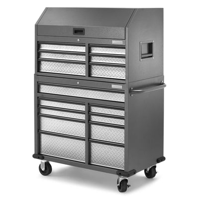 5 of 17 images - Premier 41 inch 15-drawer Mobile Tool Chest Combo (thumbnails)