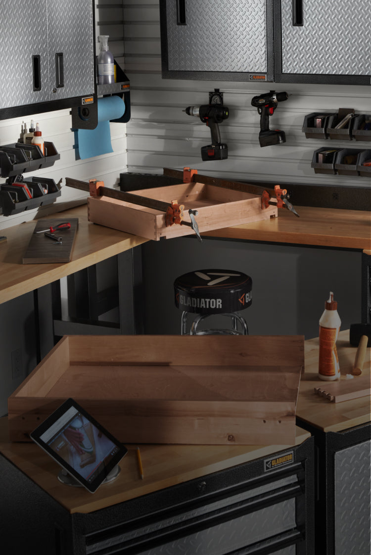 Garage Workbenches - Storage & Work Area in One