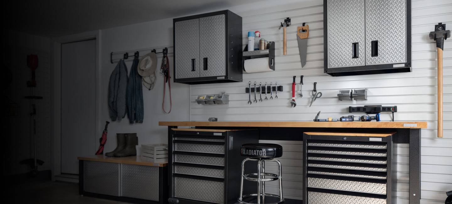 Gladiator® products in a garage