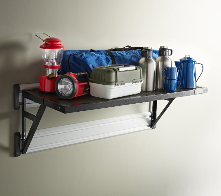 A Gladiator brand wall unit that attaches to the wall.