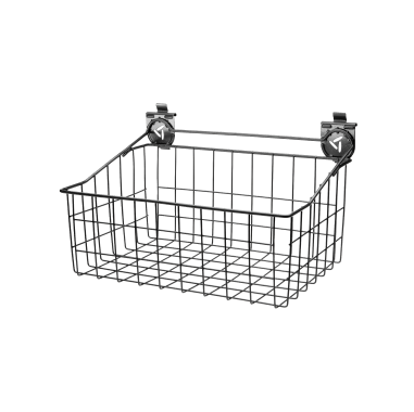 Gladiator wall hooks baskets and bins