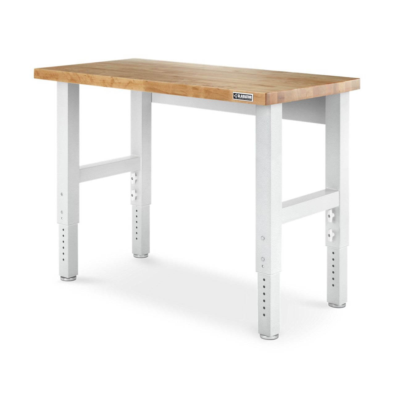4' Adjustable Height Hardwood Workbench | Gladiator