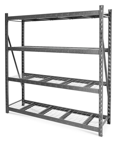 90" x 90" Heavy Duty Mega Rack with Four Adjustable Shelves