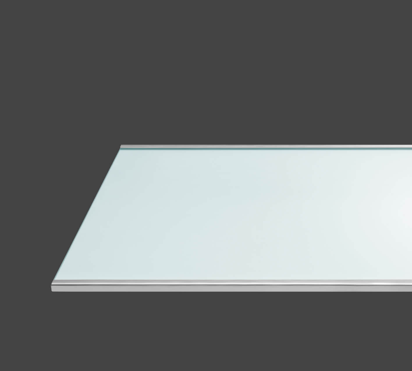 A glass shelf of the All Refrigerator.