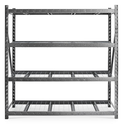 90" x 90" Heavy Duty Mega Rack with Four Adjustable Shelves