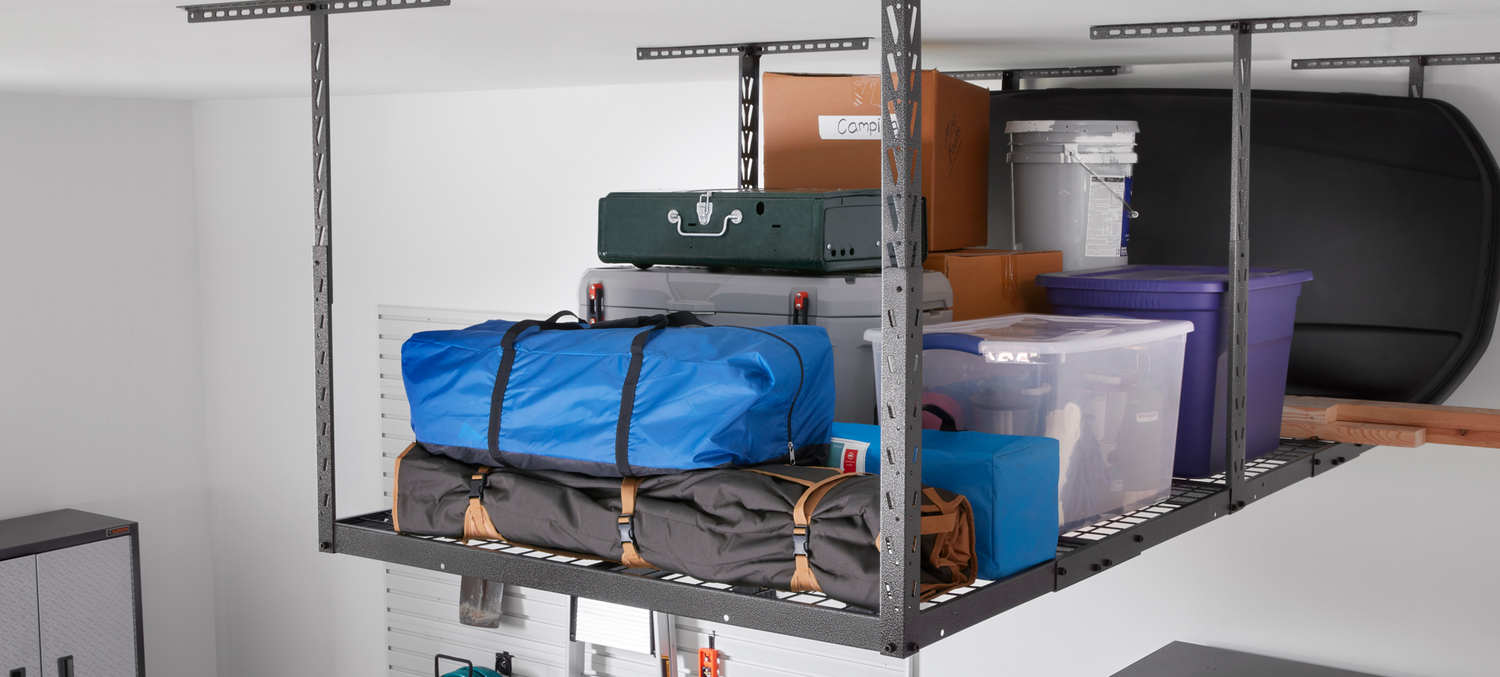 Gear on Gladiator® Overhead Racks