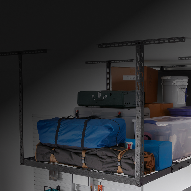 Gear on Gladiator® Overhead Racks
