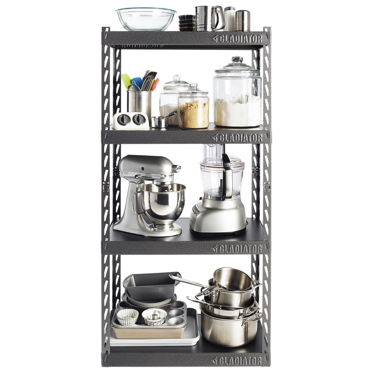 3 of 7 images - 30" Wide EZ Connect Rack with Four 15" Deep Shelves