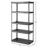 4 of 6 images - 36" Wide EZ Connect Rack with Five 18" Deep Shelves (thumbnails)