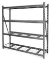 5 of 5 images - 90" x 90" Heavy Duty Mega Rack with Four Adjustable Shelves