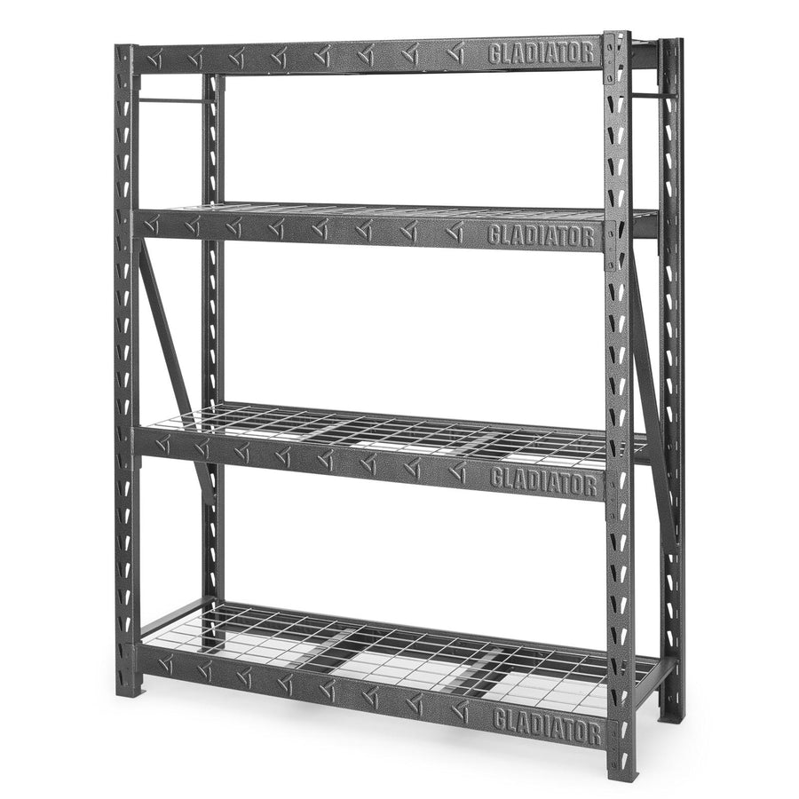 60" Wide Heavy Duty Rack with Four 18" Deep Shelves