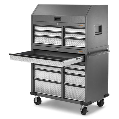 9 of 17 images - Premier 41 inch 15-drawer Mobile Tool Chest Combo (thumbnails)