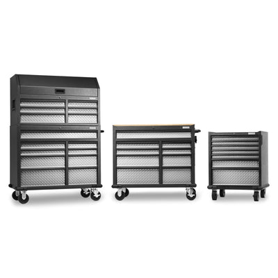 16 of 17 images - Premier 41 inch 15-drawer Mobile Tool Chest Combo (thumbnails)