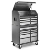 3 of 16 images - Premier 41 inch 15-drawer Mobile Tool Chest Combo (thumbnails)