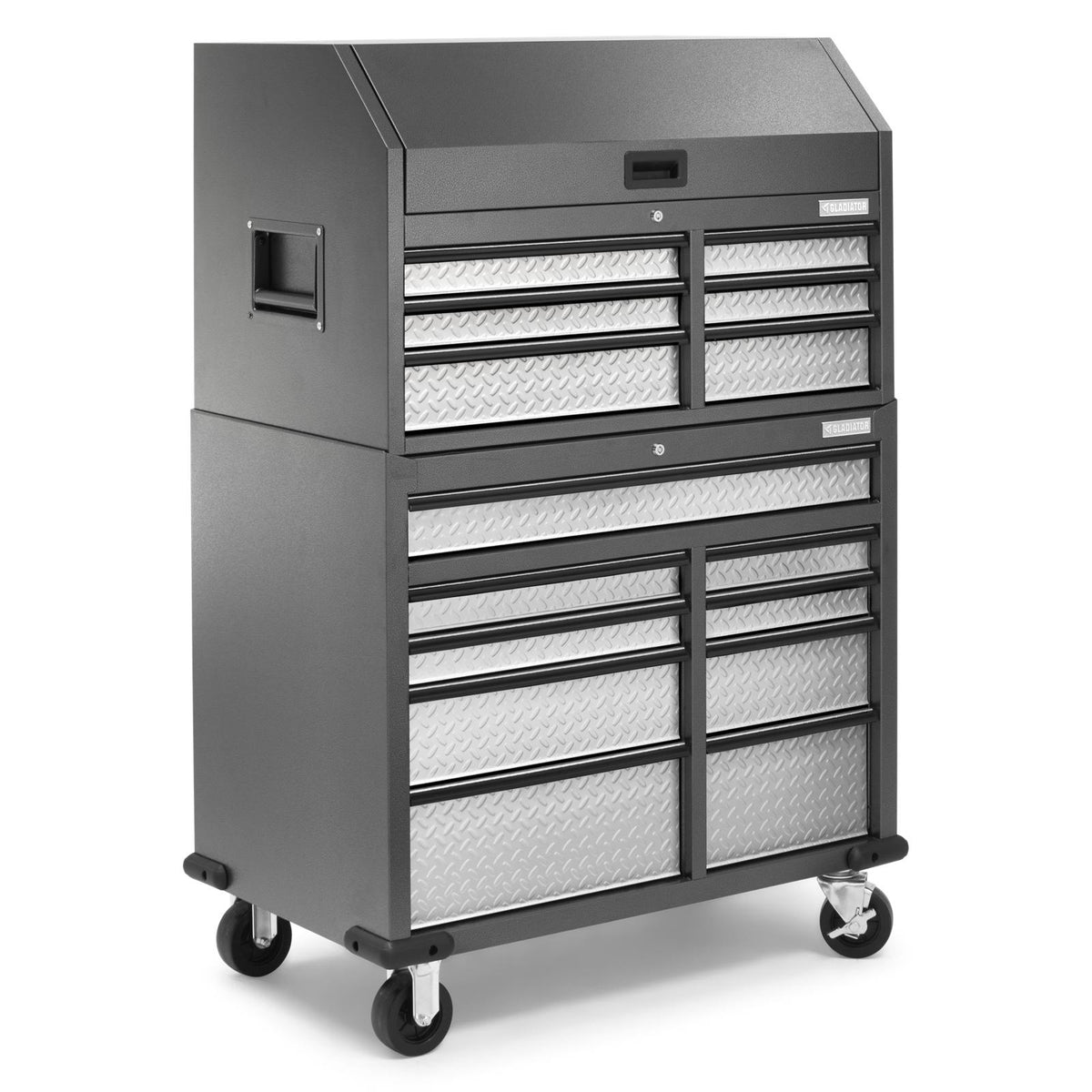 4 of 16 images - Premier 41 inch 15-drawer Mobile Tool Chest Combo
