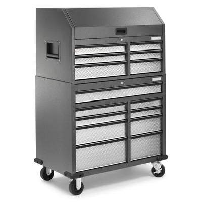 4 of 17 images - Premier 41 inch 15-drawer Mobile Tool Chest Combo (thumbnails)