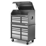 6 of 16 images - Premier 41 inch 15-drawer Mobile Tool Chest Combo (thumbnails)
