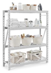 15 of 15 images - 60" Wide Heavy Duty Rack with Four 18" Deep Shelves (thumbnails)