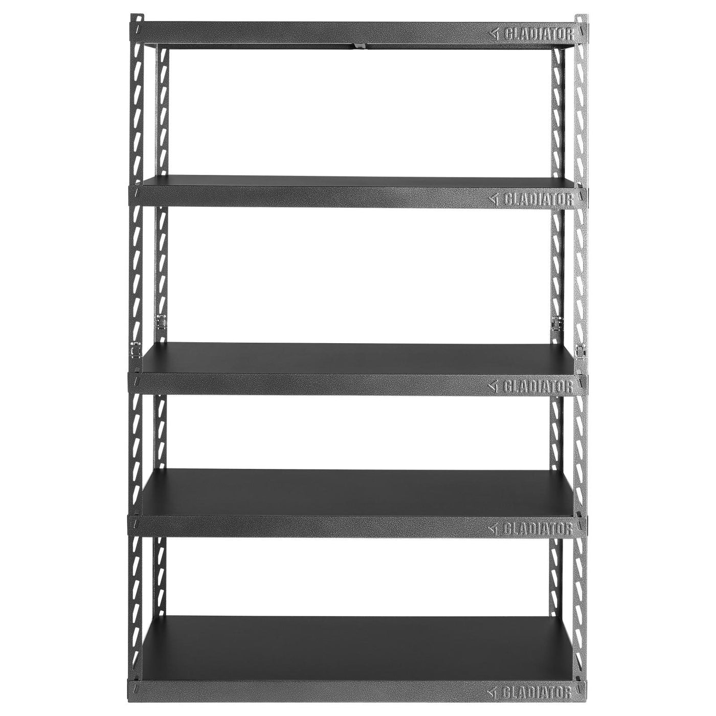 77" Wide Heavy Duty Rack with Four 24" Deep Shelves Gladiator