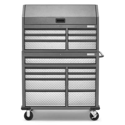 1 of 17 images - Premier 41 inch 15-drawer Mobile Tool Chest Combo (thumbnails)