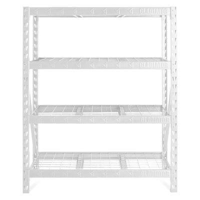 4 of 15 images - 60" Wide Heavy Duty Rack with Four 18" Deep Shelves (thumbnails)