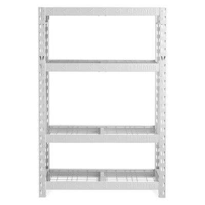 6 of 19 images - 48" Wide Heavy Duty Rack with Four 18" Deep Shelves (thumbnails)