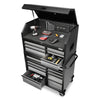 13 of 17 images - Premier 41 inch 15-drawer Mobile Tool Chest Combo
