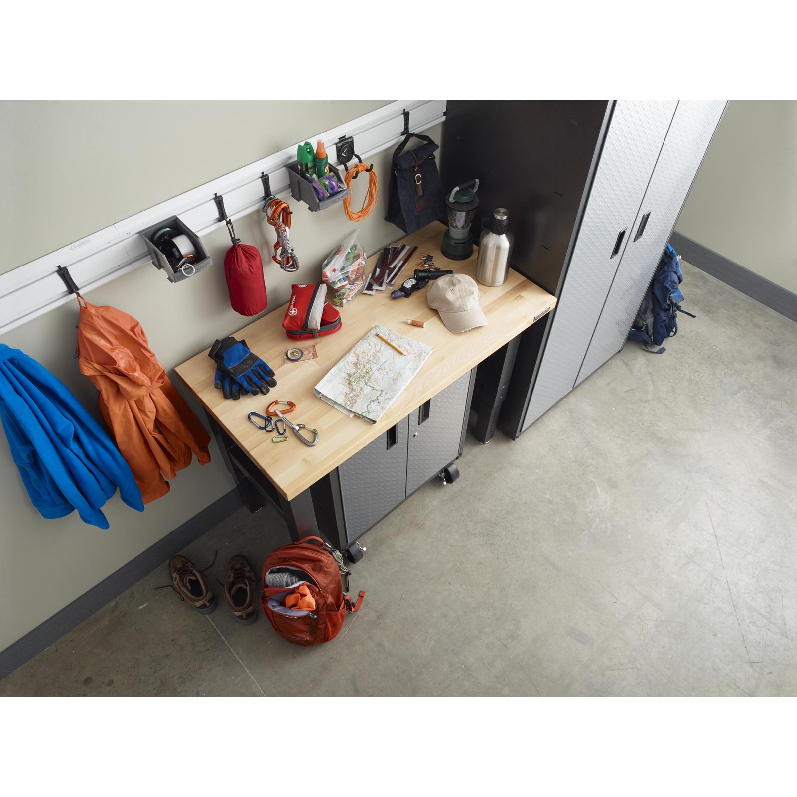 4' Adjustable Height Hardwood Workbench | Gladiator