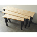 7 of 10 images - 6' Adjustable Height Hardwood Workbench (thumbnails)