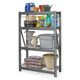 3 of 18 images - 48" Wide Heavy Duty Rack with Four 18" Deep Shelves (thumbnails)