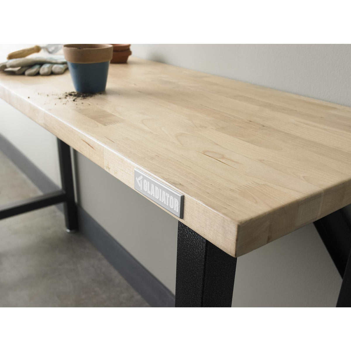 6 of 8 images - 66-1/2" Wide Hardwood Modular Workbench