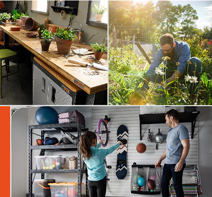 A collage of Gladiator® products and lifestyle imagery.